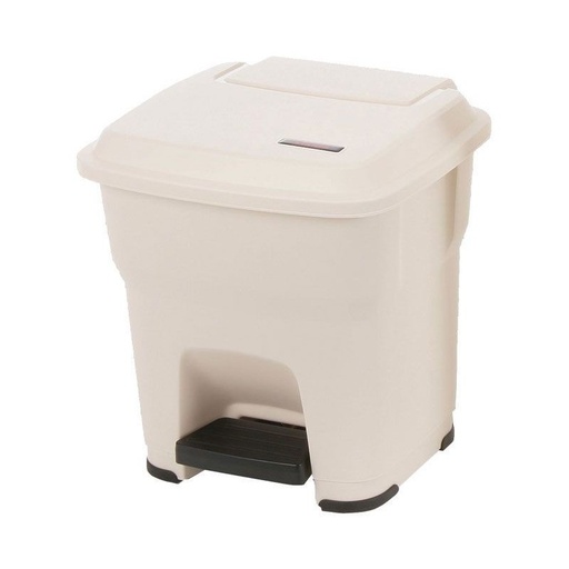 [5200185185] PAPELERA HERA 35 L CON PEDAL BEIGE
