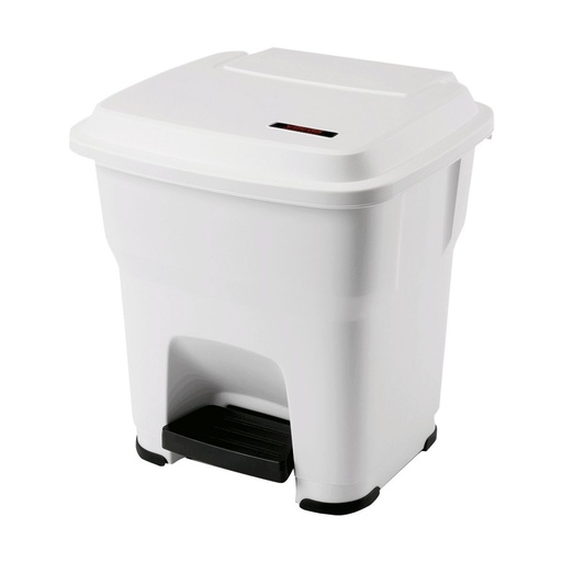 [5200186186] Papelera Hera 35 L Con Pedal Blanca