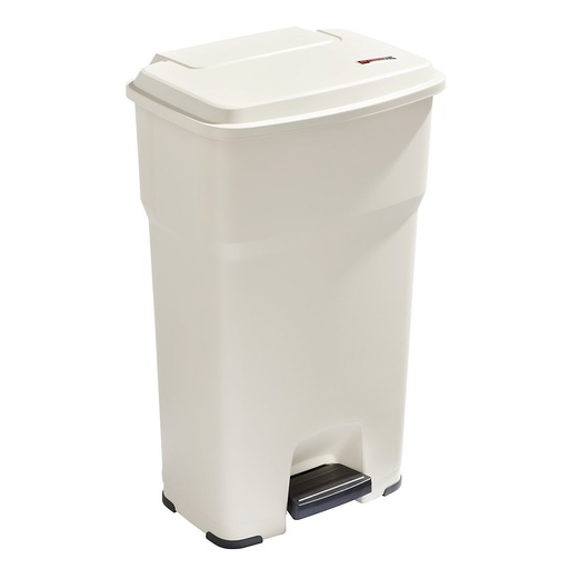 [5230185185] PAPELERA HERA 60 L CON PEDAL BEIGE