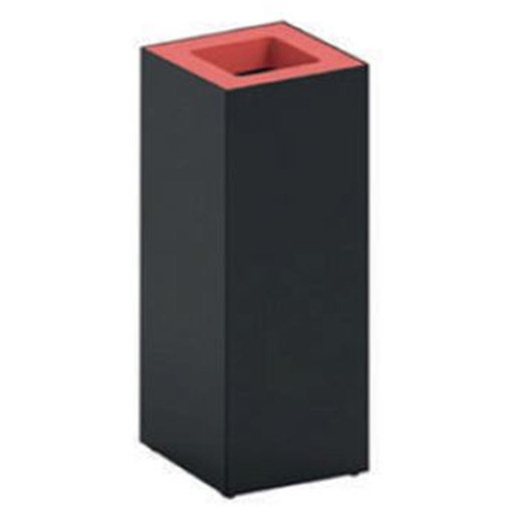 [204508RD] PAPELERA METÁLICA CUBIC PARA RECICLAJE 40 L