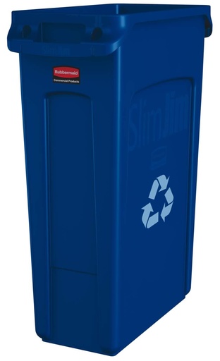 [FG354007BL] CONTENEDOR SLIM JIM 87L CON CANALES DE VENTILACIÓN