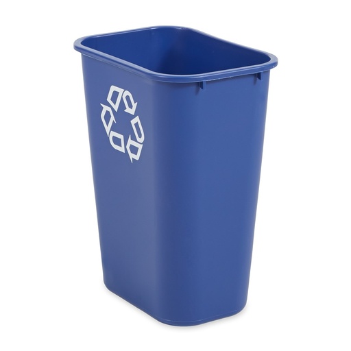 [FG295773BLUE] Papelera Rectangular de Reciclaje Grande 39 L Azul