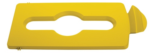 [2007883] TAPA AMARILLA PARA RECICLAJE MIXTO PARA CENTROS DE RECICLAJE SLIM JIM