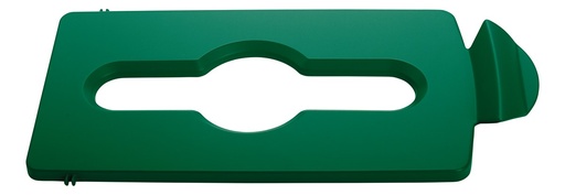 [2007887] Tapa de Punto de Reciclaje Mixto Slim JIM® Verde