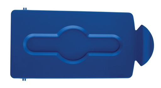 [2007888] TAPA AZUL CERRADA PARA CENTROS DE RECICLAJE SLIM JIM