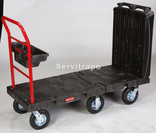 [FG449700BLA] Carro Con Plataforma Convertible Y Ruedas Neumáticas