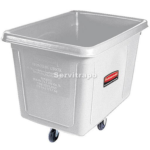 [FG460800WHT] Contenedor Rectangular Blanco 0.2 M /136 Kg