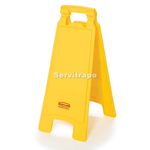 [FG611290YEL] Señal de suelo amarilla sin letras con simbolo