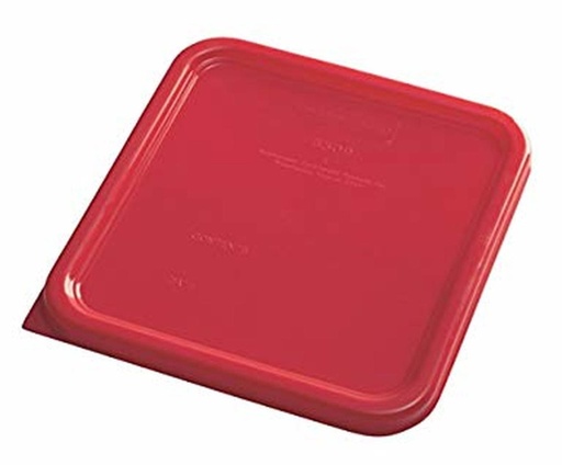 [1980200] Tapa de contenedor cuadrada Rubbermaid -Rojo pequeño