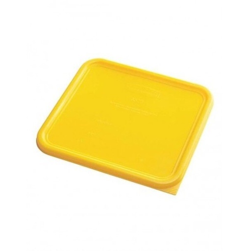 [1980303] Tapa de contenedor cuadrada Rubbermaid Amarillo pequeño