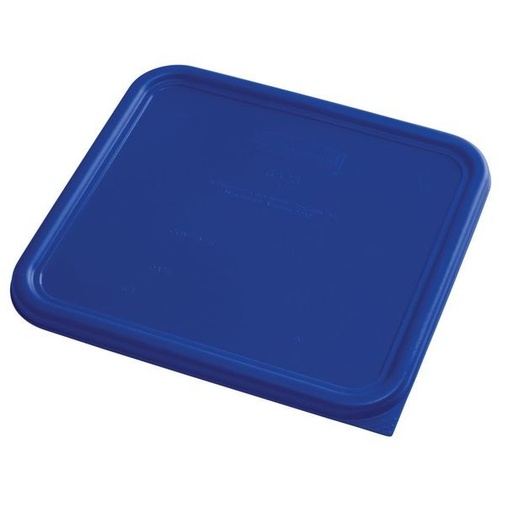 [1980309] Tapa de contenedor cuadrada Rubbermaid azul grande