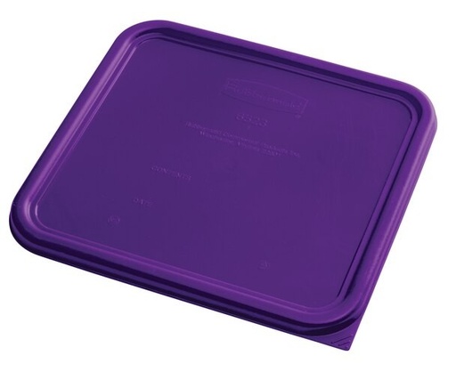 [1980311] Tapa de contenedor cuadrada Rubbermaid - Grande púrpura