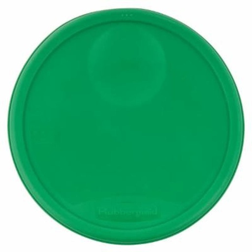 [1980338] Tapa de contenedor redondo Rubbermaid verde pequeño