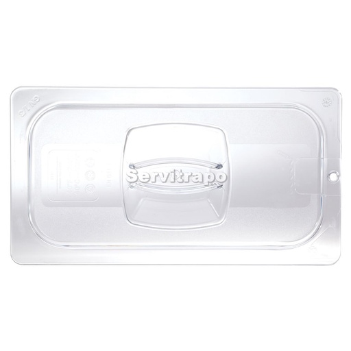 [FG121P23CLR] Tapa cubeta GN 1/3 con agujero para colgar