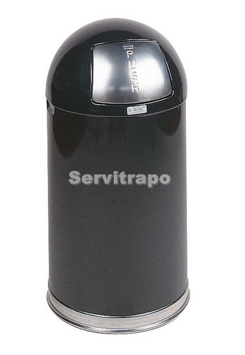 [FGR1530EGLBK] Papelera EasyPush 45L Negro