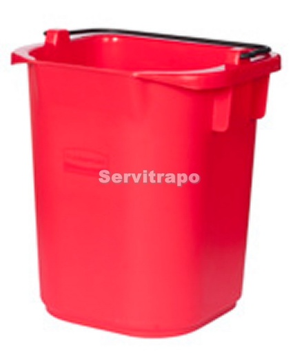 [R050768] Cubo - 5 L - ROJO