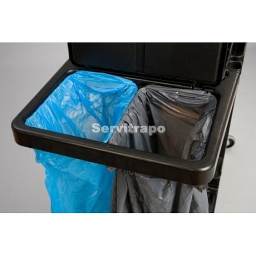 [R001391] Soporte doble para gestión desechos de carro 6173