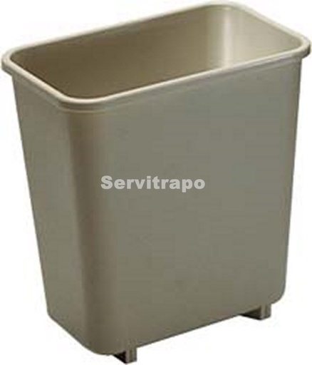 [FG295200BEIG] Papelera rectangular 7.7L beige