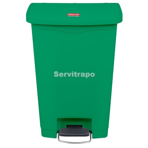 [1883584] Cubo De Pedal De Resina Pedal Frontal 50l, Color Verde