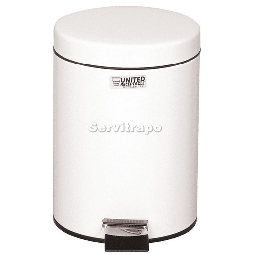 [FGMST15EPLWH] Papelera pedal 5l. Acero blanco