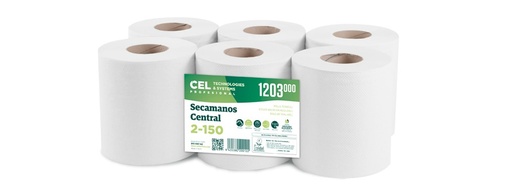[1203000] Bobina Secamanos Ecolabel 135/450 Blanco