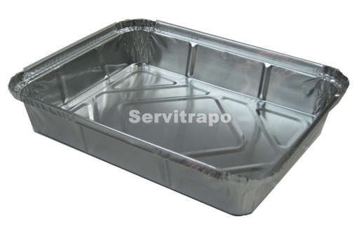 [607017] Bandeja Aluminio 12 Piezas Con Borde Para Tapa
