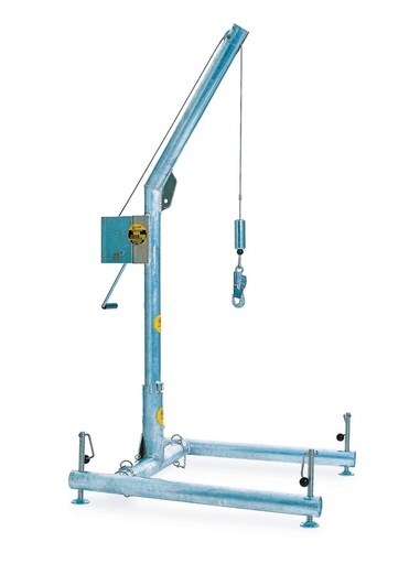 [80345] Poste Davit Brazo, Mástil, Base Y Cable