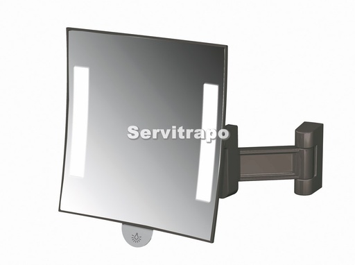 [866722] Espejo Galaxy Con Luz Brazo Negro Plástico