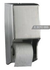 [1E3010SSS] Portarrollos Doble Inox Satinado