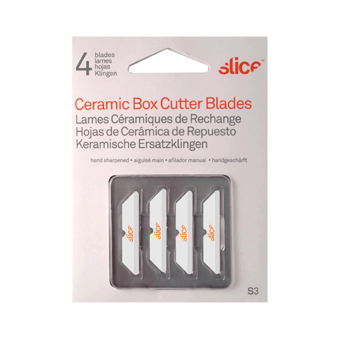 [6111-10404] Pack 4 Hojas De Recambio Para Cutter "Box" Slice En Blister