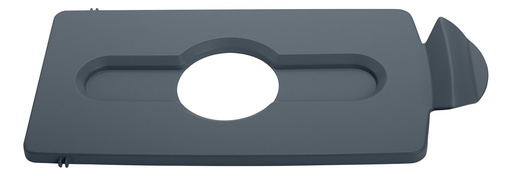 [2007897] Tapa de Reciclaje de Botellas y Latas Slim JIM® Gris