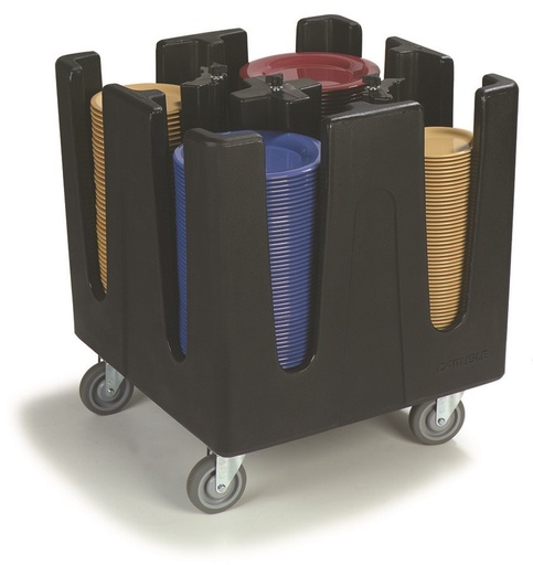 [ADS4] Carro Ajustable Para Platos Con 4 Divisores
