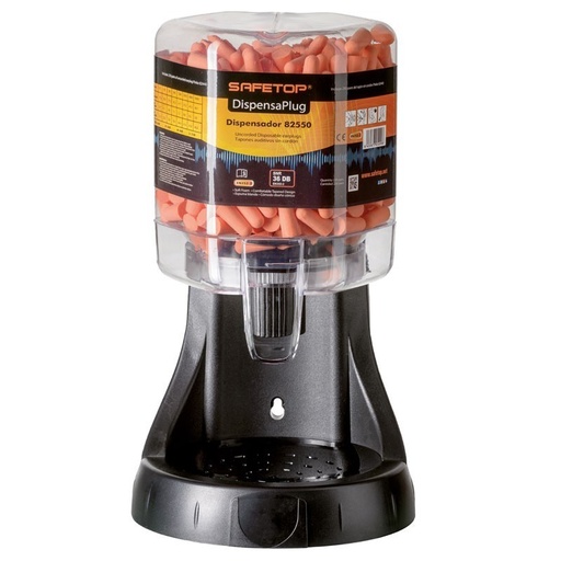 [DISPENSADOR TAPONES] Dispensador Con 250 Pares Tapones 37 Db