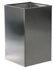 [H4012SSS] Papelera Cuadrada Inox Satinado