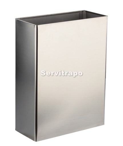 [H7006SSS] Papelera Rectangular Mural Inox Satinado