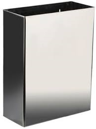 [H7007SSB] Papelera Trapecio Inox Brillo