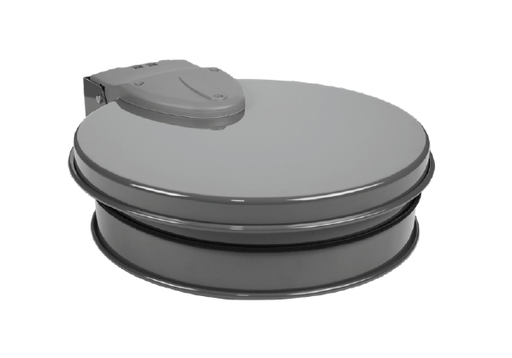 [406MU] Porta-Bolsas Gastro Mural Con Tapa Acero Pintado Gris