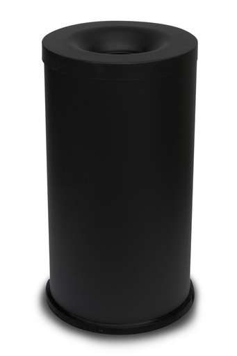 [542N] PAPELERA IGNÍFUGA STANDARD 75 L ACERO PINTADO NEGRO