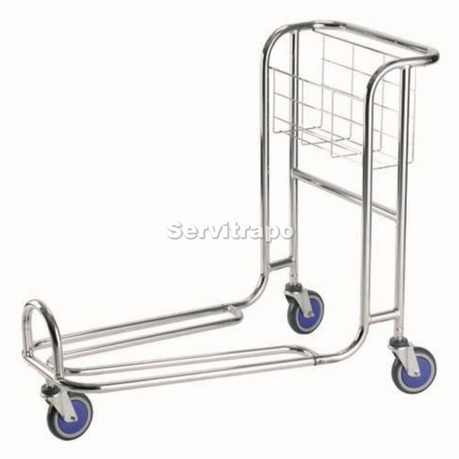 [SW-01-240] Carro Maletero, Chasis Cromado.