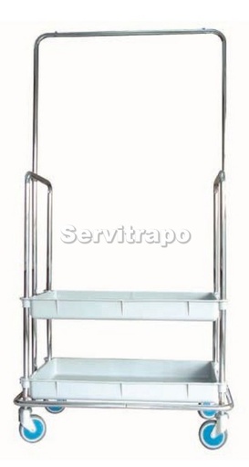 [SW-01-370] Carro Perchero, De Tubo Cromado De 25mm Ø