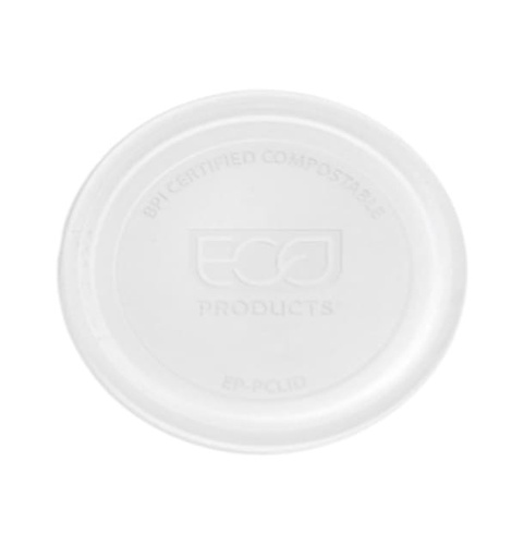 [8492] Tapa Para Mini Tarrina Biodegradable Pla 60 Y 80 Ml