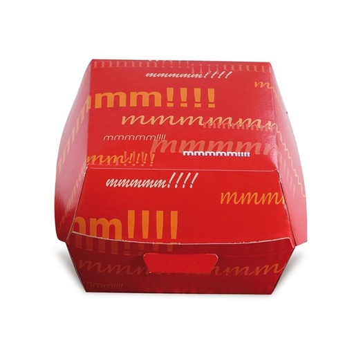 [1626] Envase Hamburguesa Grande 120 X 120 X 40 Mm