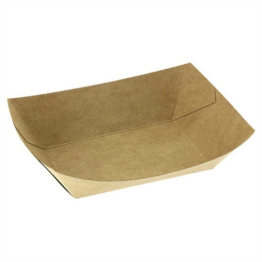 [6873] Barqueta Cónica Kraft 120 Ml 120 X 85 X 20 Mm