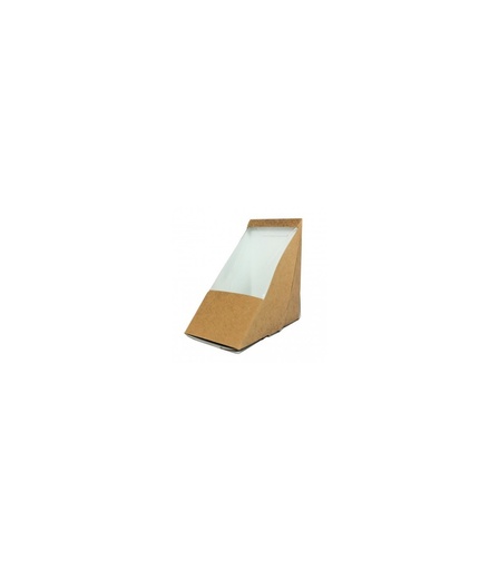 [9588] Envase Sandwich Con Ventana 12,3X7,2X12,3 Cm