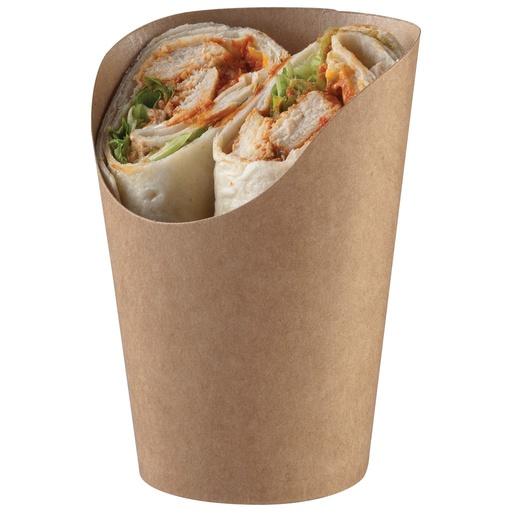 [9215] Envase Forma Vaso Para Wrap Kraft 80 X110 Mm