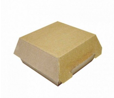 [LM019636] ESTUCHE CARTÓN HAMBURGUESA 97X97X70