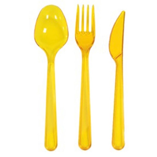 [9831] Tenedor Ps Naranja 157 Mm