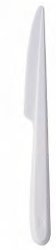 [C8180100BL] CUCHILLO PS BLANCO 17 CM