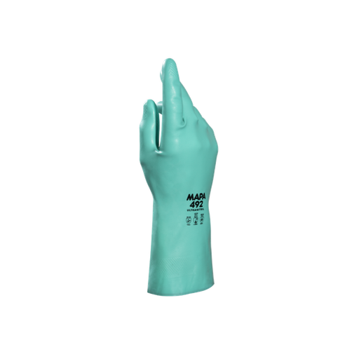 [MSP00492318] Guantes  Ultranitril 492  Resisténcia Mecánica Y Química T/8 -8 1/2