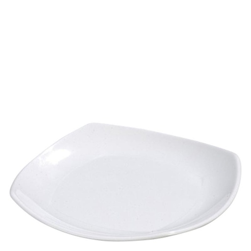[4330602] Plato Cuadrado Melamina Blanco